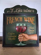 Reclamebord - Vintage 3D Reclamebord “J. Gardner French