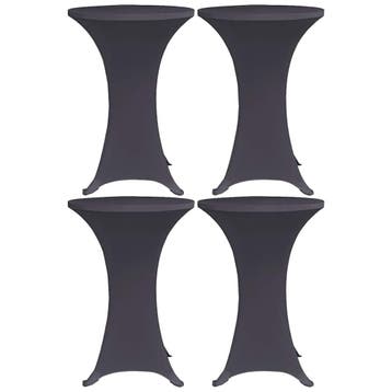 vidaXL Tafelhoes stretch 4 st 70 cm antraciet, Verzenden