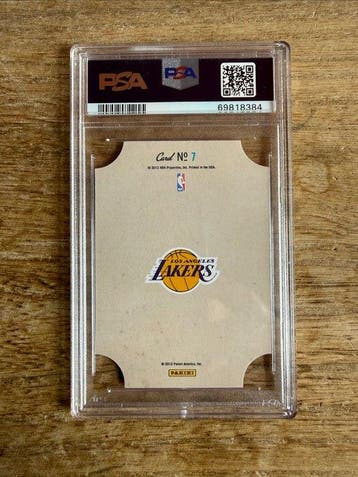 2011 Panini Kobe Bryant #7 - PSA 9 - 1 Graded card