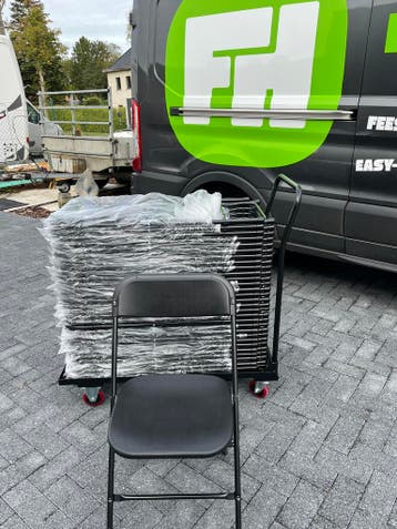 vouwstoelen nieuw NU AAN 20€/stuk, Ophalen
