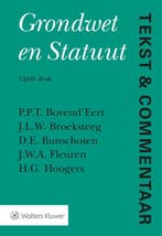 Grondwet en Statuut / Tekst & Commentaar 9789013148374, Verzenden, Zo goed als nieuw, P.P.T. Bovend'Eert