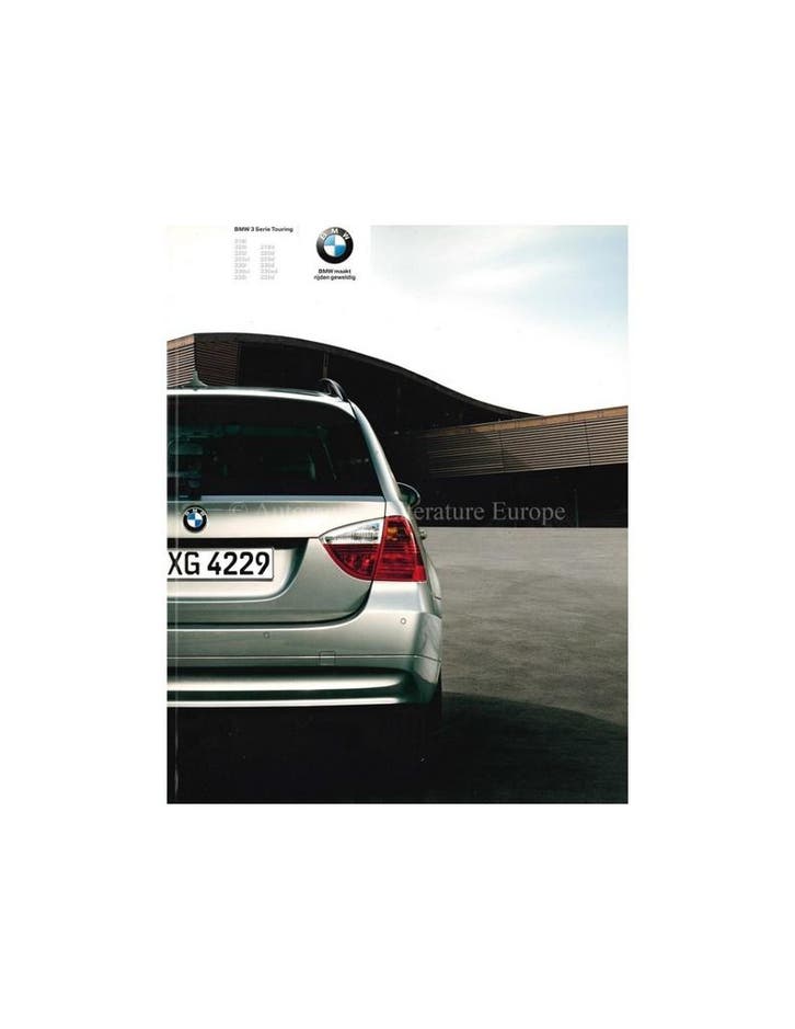2006 BMW 3 SERIE TOURING BROCHURE NEDERLANDS, Boeken, Auto's | Folders en Tijdschriften