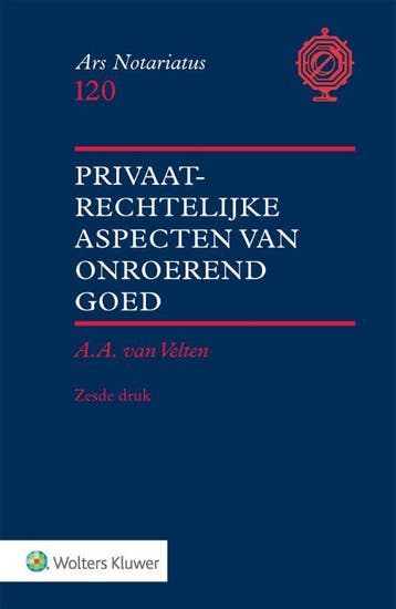 Privaatrechtelijke Aspecten Van Onroerend Goed | A.A. Velten, Boeken, Verzenden, Nieuw, A.A. Velten