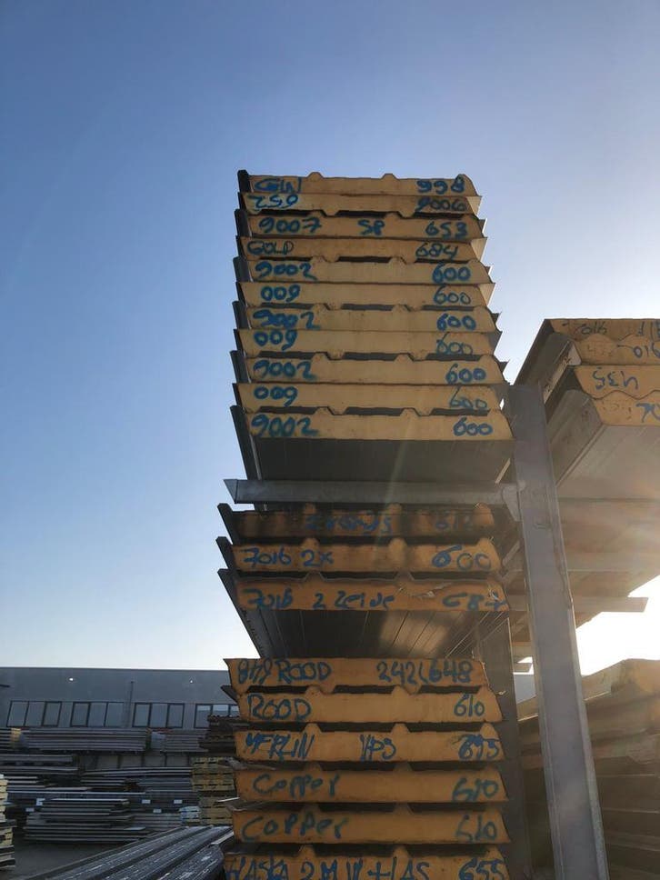 B-keus dakpanelen 80 mm – scherp geprijsd en opmaat mogelijk, Bricolage & Construction, Plaques & Panneaux, Envoi