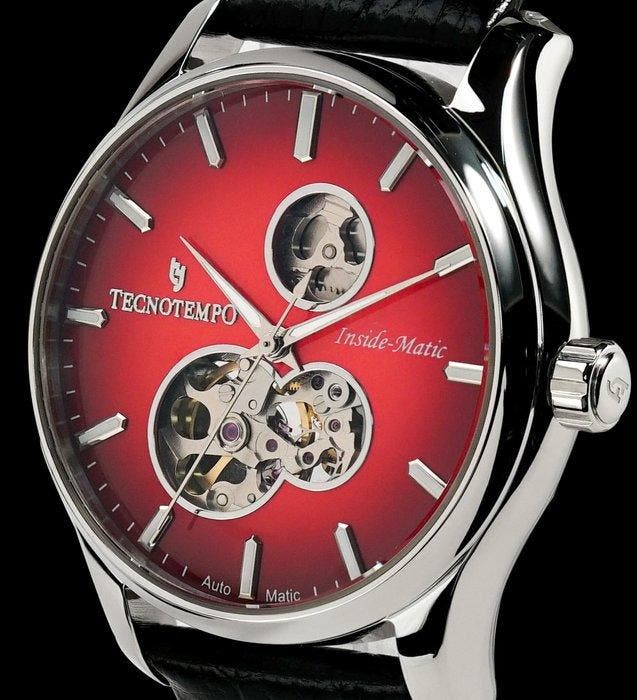 Tecnotempo - Inside Matic - Automatic - Red Dial - -, Bijoux, Sacs & Beauté, Montres | Hommes