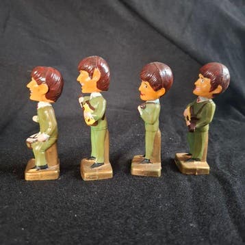 Beeldje - Beatles-style band figurines (4) - Plastic