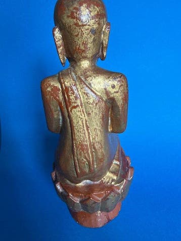 Antiker Burmesischer Mönch - Figure - Myanmar/Birmanie (Sans