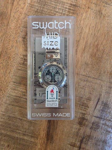 Swatch Midi Aqua Chrono - Space Trip - SEK107 - Olympische, Nieuw