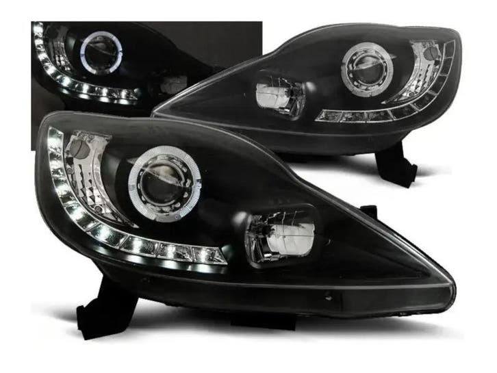 Daylight Black koplampen geschikt voor Peugeot 107, Auto-onderdelen, Verlichting, Nieuw, Peugeot, Verzenden