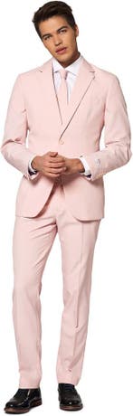 OppoSuits Kostuum Lush Blush maat Maat 48/50 (M) Heren, Kleding | Heren, Kostuums en vesten, Opposuits, Nieuw, Roze, Verzenden