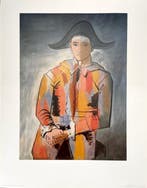 Pablo Picasso (after) - Arlequin les mains croisées - Offset, Antiquités & Art