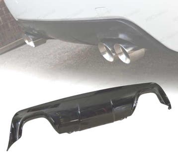 DIFFUSEUR BMW E60 03-10 LOOK M DOUBLE SORTIE NOIR BRILLANT, Verzenden