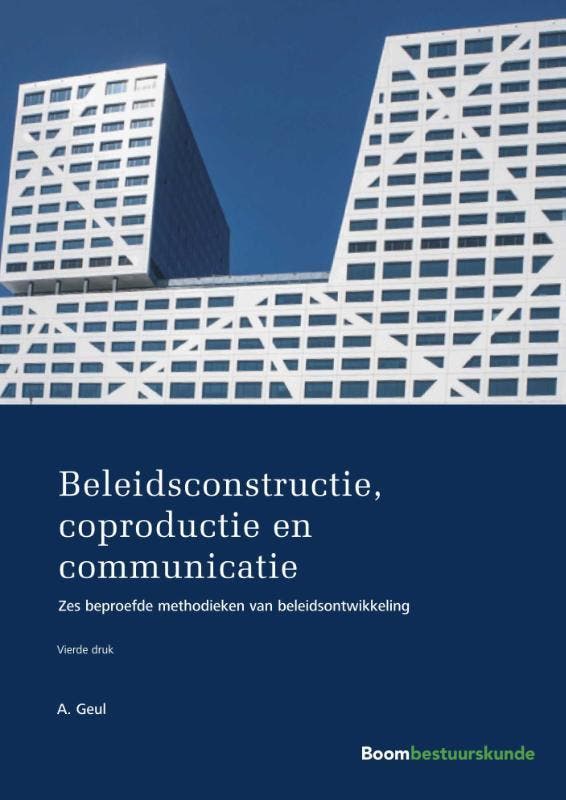 Beleidsconstructie, coproductie en communicatie Arend Geul, Boeken, Economie, Management en Marketing, Gelezen, Verzenden