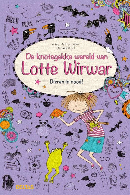 Dieren in nood! / Lotte Wirwar 9789044745719, Boeken, Kinderboeken | Jeugd | 10 tot 12 jaar, Zo goed als nieuw, Verzenden