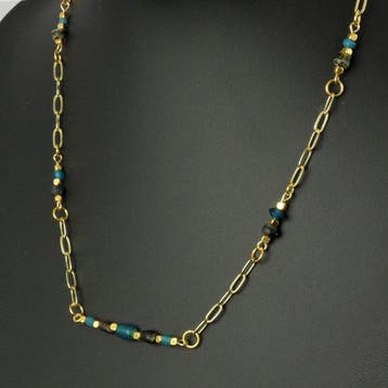 Oud-Romeins Ketting met romeinse glaskralen