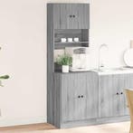 vidaXL Keukenkast 60x50x180 cm bewerkt hout grijs sonoma, Verzenden, Nieuw