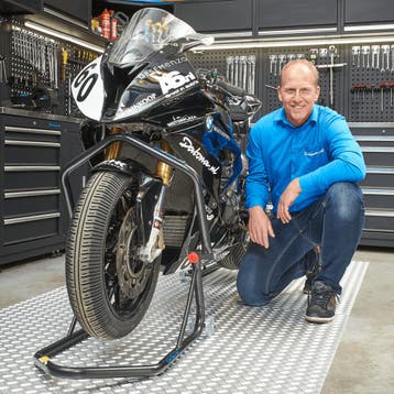 Datona Xtreme Paddockstand set voor- en achterwiel - Zwart, Ophalen of Verzenden, Nieuw