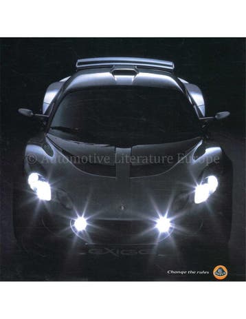 2004 LOTUS PROGRAMMA BROCHURE ENGELS