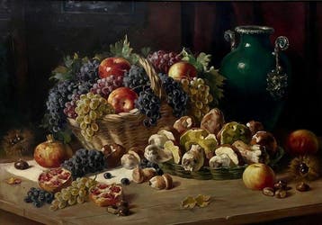 Alfio Paolo Graziani (1900-1981) - Trionfo dAutunno con, Antiek en Kunst