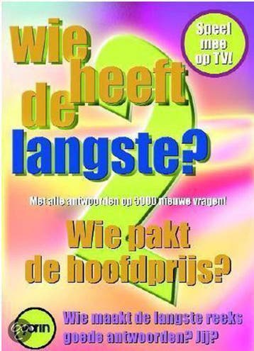 WIE HEEFT DE LANGSTE DL 2 9789058602039 YORIN, Verzenden, Gelezen, YORIN