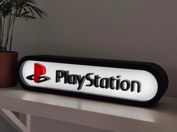 Custom Item - Playstation - Logo - Lightbox - Gaming, Games en Spelcomputers, Spelcomputers | Overige Accessoires