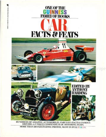 CAR FACTS & FEATS (ONE OF THE GUINNESS FAMILY OF BOOKS)