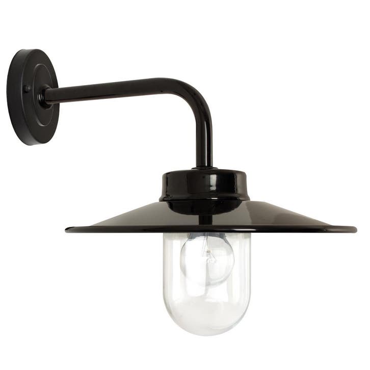 Stal- & Boerderijlampen Wandlamp Vita Zwart, Jardin & Terrasse, Éclairage extérieur, Envoi