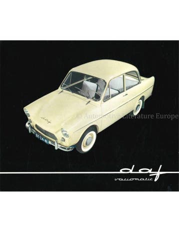 1960 DAF 600 BROCHURE NEDERLANDS, Nieuw