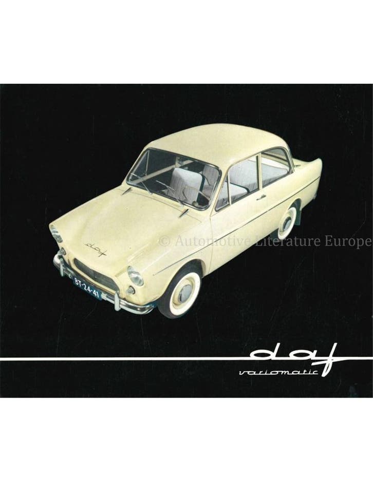 1960 DAF 600 BROCHURE NEDERLANDS, Livres, Autos | Brochures & Magazines