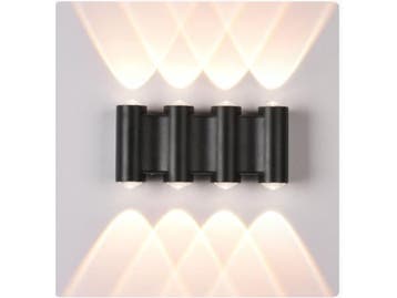 Veiling - 8 x Tweezijdige LED Wandlamp – 8W – 3500K –, Nieuw