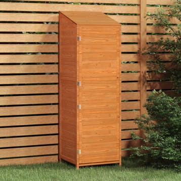 vidaXL Tuinschuur 55x52x174,5 cm massief vurenhout bruin, Verzenden