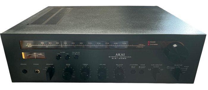 Akai - AA-1020 Solid state stereo receiver, Audio, Tv en Foto, Radio's