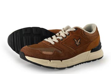 Lyle &amp; scott Sneakers in maat 44 Cognac, Lyle &amp; scott, Overige kleuren, Verzenden, Zo goed als nieuw