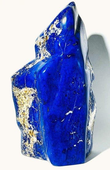 Sculpturale Oude Mijn Lapis Lazuli Vrije Vorm – Topkwaliteit