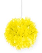 Pompon Geel 30cm, Verzenden