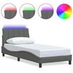 vidaXL Bedframe zonder matras Hanko 80x200 cm stof, Verzenden, Nieuw