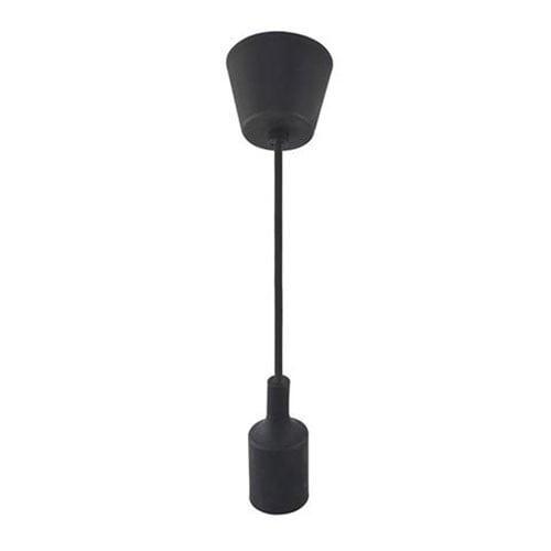 Stijlvolle Zwarte Stoffen LED Hanglamp Turno - Rond, Mat Zwa, Maison & Meubles, Lampes | Suspensions, Envoi