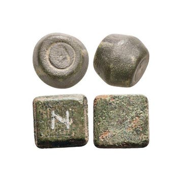 Byzantijns Brons Commerciële gewichtsnormen (set van 2)
