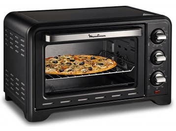 Moulinex -  Mini Oven Optimo 19 L  - Zwart, Minder dan 45 cm, Verzenden, Hete lucht, Nieuw