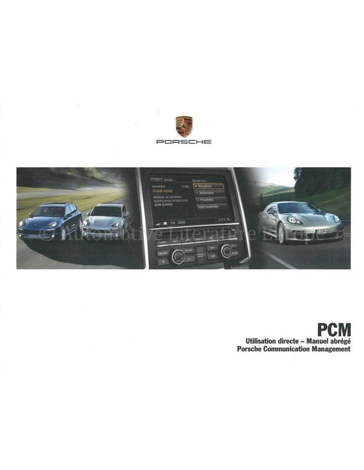 2011 PORSCHE PCM VERKORT INSTRUCTIEBOEKJE FRANS, Autos : Divers, Modes d'emploi & Notices d'utilisation