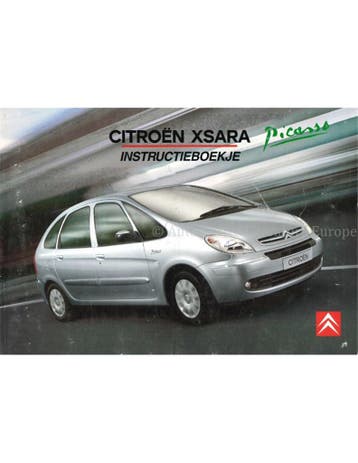 2004 CITROEN XSARA PICASSO INSTRUCTIEBOEKJE NEDERLANDS