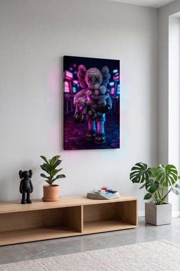 daveY - KAWS LEGO – Arcade Embrace (Neon Edition), Nieuw