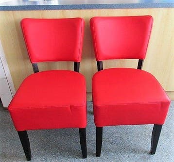 Stoel rood, Nieuw in verpakking