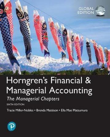 Horngrens Financial & Managerial Accounting, The Managerial, Verzenden, Gelezen, Tracie Miller