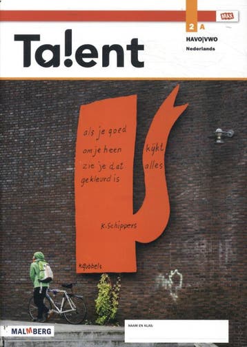 Talent / 2a hvo/vwo 9789402074499, Verzenden, Gelezen