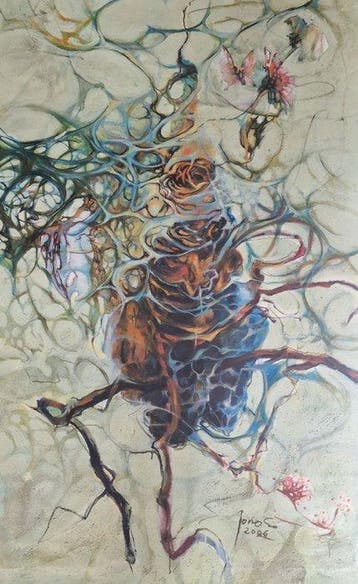 Jono Sugiartono - The Cocoon Cycle: The Eternal Balance of, Antiek en Kunst