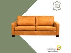 Leren bank Energy - 3 zits - Kenia Cognac (cognac) - Poten, Ophalen of Verzenden