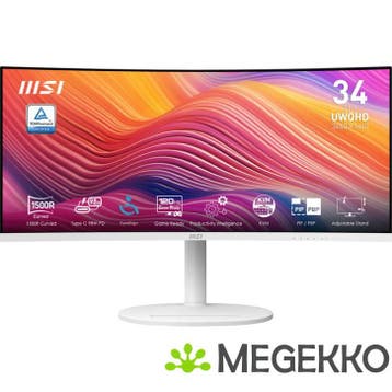 MSI Modern MD342CQPW 34  Wide Quad HD 120Hz VA Curved USB-C, Verzenden