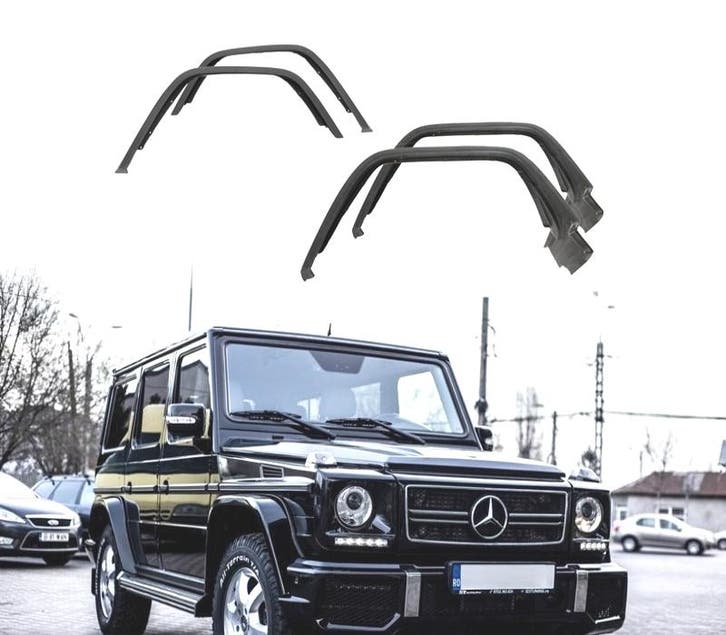 ÉLARGISSEURS D´AILES MERCEDES CLASSE G W463 LOOK AMG G65, Auto-onderdelen, Carrosserie, Verzenden