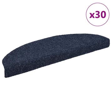 vidaXL Trapmatten Zelfklevend 30 stuks 65x21x4 cm Blauw, Verzenden